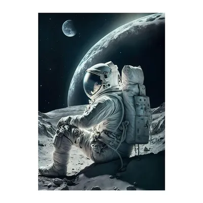 космонавт на луне. эти элементы изображения представлены Nasa. Стоковое  Изображение - изображение насчитывающей планеты, глобус: 270363469