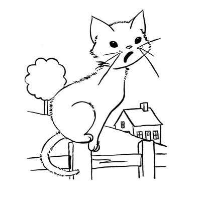 Рисунок Мартовские коты на крыше №224685 - «Весна-красна!» (29.12.2023 -  14:15)
