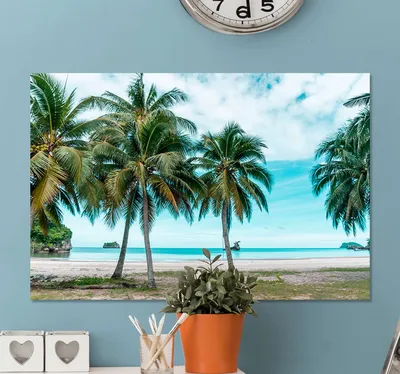 Красивые Пальмы И Карибское Море — стоковые фотографии и другие картинки  Палм-Бич - Флорида - Палм-Бич - Флорида, Палм-Бич - Сидней, Бассейн на  курорте - iStock