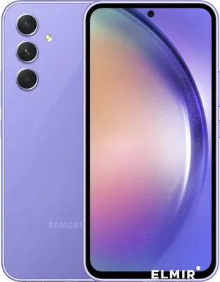 Мобильный телефон Samsung A546E/256 Galaxy A54 8/256GB Violet  (SM-A546ELVDSEK) купить | ELMIR - цена, отзывы, характеристики