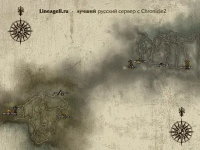 Lineage 2 - База знаний Lineage2 – Карты мира Lineage II - C4