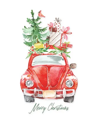 старинный красный автомобиль с елкой на крыше концепция праздничного  путешествия в 3d рендеринге, снежная машина, рождественская машина, зимний  автомобиль фон картинки и Фото для бесплатной загрузки