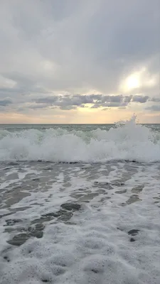 Морские волны на закате | Пейзажи, Темная художественная фотография, Закаты