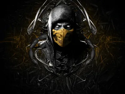 Скачать обои Mortal Kombat X Scorpion, Mortal Kombat, Mortal Kombat,  Scorpion в разрешении 1920x1080 на рабочий стол