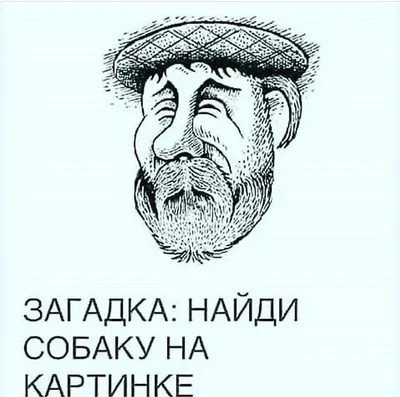 Нужно помочь девчонкам найти собаку на картинке. Загадка - иллюзия