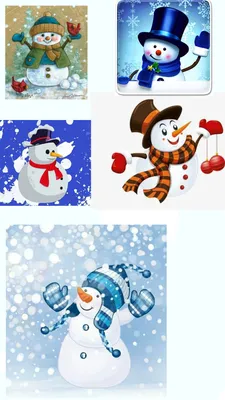 Новогодние аватарки Снеговики – скачать приложение для Android – Каталог  RuStore
