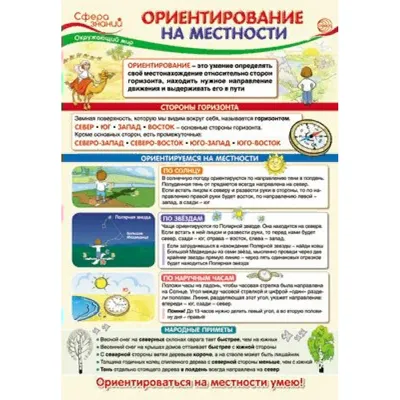 Ориентирование на местности worksheet | Live Worksheets