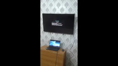 Как вывести изображение с ноутбука на телевизор по HDMI.Как передать  изображение с ноутбука на TV - YouTube