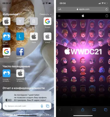 Сафари на Айфон в iOS 15: как поставить картинку на фон и почистить историю
