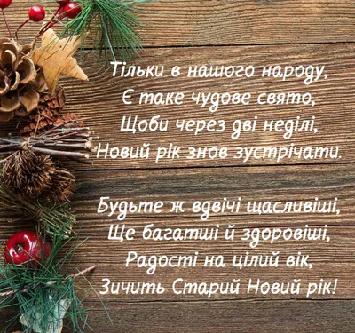 Пожелания и поздравления на Старый Новый год 2024: стихи, проза, открытки и  картинки / NV