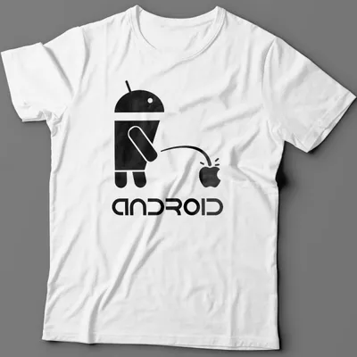Прикольный свитшот с надписью «Android» | Принтовский.ру