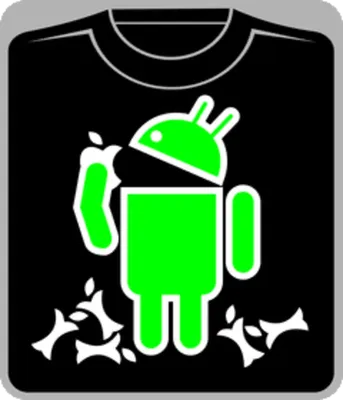 Прикольная футболка с надписью «Android» | Принтовский.ру