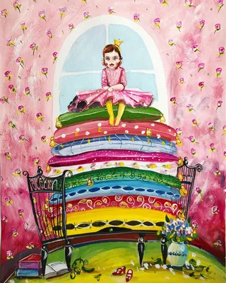 Принцесса на горошине – раскраски на сайте Миры Детства