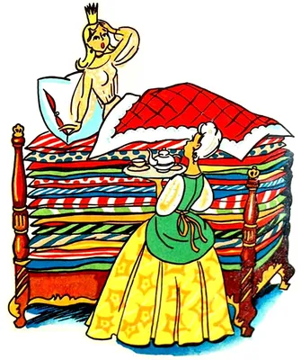 Иллюстрации к сказке Г.Х. Андерсена \"Принцесса на горошине\" — Dprofile
