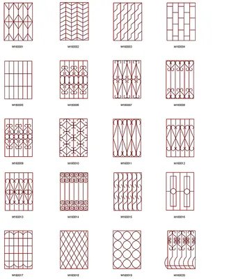 Прямые металлические решетки на окна – заказать по лучшей цене в Киеве