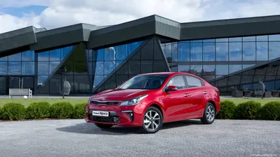 Обои на рабочий стол автомобили Kia Rio (FB) - 2017