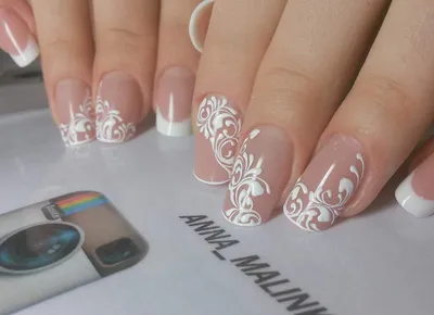 Рисунки цветов на ногтях - Студия красоты \"NailsProfi\"