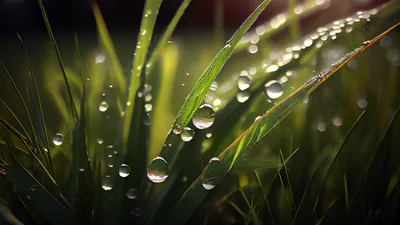 Утренняя Роса На Траве Стоковые Фотографии | FreeImages
