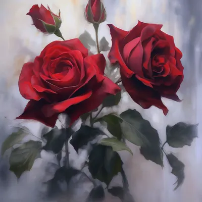 Фотообои Розы \"Букет алых роз на белом фоне\" - арт 0120015076 | Купить в  интернет-магазине Фото в дом
