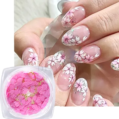 Весенние Сакура наклейки для ногтей розовые цветы вишни наклейки Цветы  Листья дерево Лето художественное оформление ногтей слайдеры BEA1621-1632 |  AliExpress