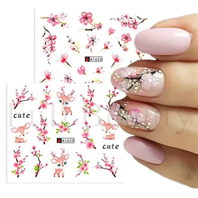 100 шт. красивые искусственные украшения для ногтей Сакура японские золотые  линии 5 лепестков цветок из смолы улучшения дизайна ногтей шармы 2022 |  AliExpress