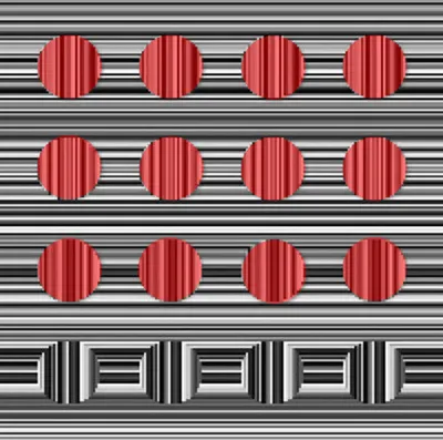 Оптическая иллюзия с кругами: видите ли вы круги на этом изображении?