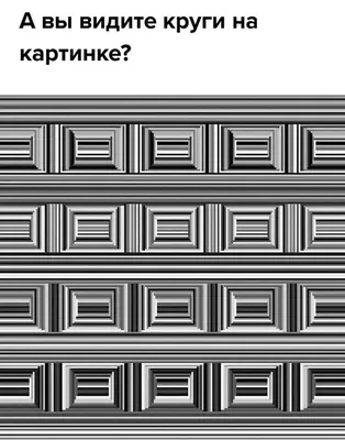 Оптическая иллюзия с кругами: видите ли вы круги на этом изображении?