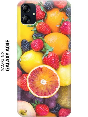 Силиконовый чехол Сочные фрукты на Samsung Galaxy A04e / Самсунг А04е -  купить с доставкой по выгодным ценам в интернет-магазине OZON (864781582)