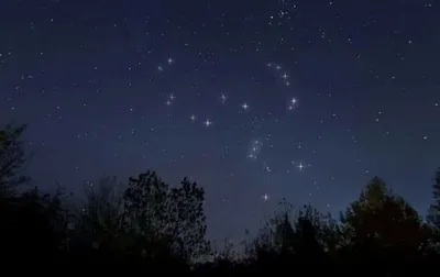 Необычное созвездие на небе.» — создано в Шедевруме