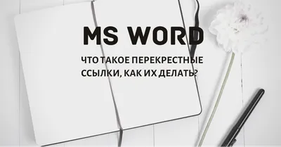 Как сделать перекрестную ссылку в Word? | Изучаем Word | Дзен