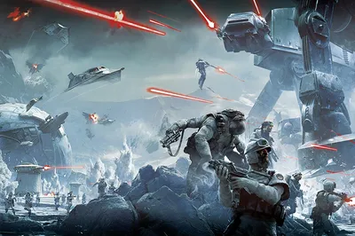Обои для рабочего стола Star Wars Battlefront 2015 Солдаты Игры