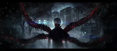 Картинки Токийский Гуль Ken Kaneki Аниме