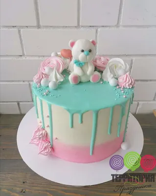 Торт на 1 годик девочке | Family Bakery Торты На Заказ | Дзен