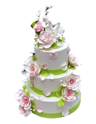 Торт Свадебный Нежный 27115520 стоимостью 34 350 рублей - торты на заказ  ПРЕМИУМ-класса от КП «Алтуфьево»