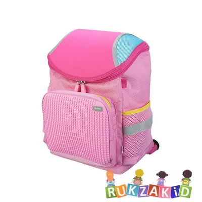 Рюкзак детский пиксельный на роликах Upixel Super Class Rolling Backpack  WY-A024 Розовый 80798