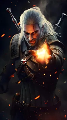 Стикеры на телефон ведьмак the witcher геральт из ривии - купить с  доставкой по выгодным ценам в интернет-магазине OZON (984117502)