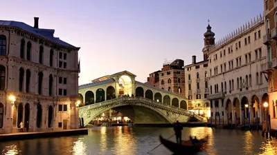 Обои на рабочий стол: Города, Река, Пейзаж, Венеция - скачать картинку на  ПК бесплатно № 47868