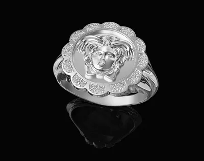 versace in rose ring 3D Принт Модель in Кольца 3DExport