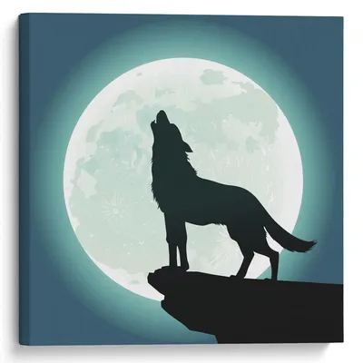 Волк, воющий на луну» в технике сухая пастель: Мастер-Классы в журнале  Ярмарки Мастеров