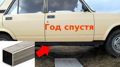 Замена порогов на профильную трубу. — Lada 4x4 3D, 1,7 л, 2001 года |  кузовной ремонт | DRIVE2