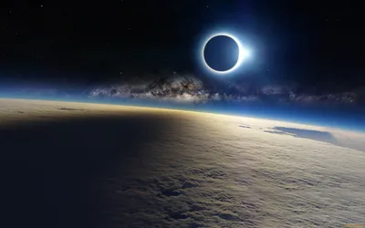 Обои Eclipse Космос Арт, обои для рабочего стола, фотографии eclipse,  космос, арт, солнечное, затмение Обои для рабочего стола, скачать обои  картинки заставки на рабочий стол.