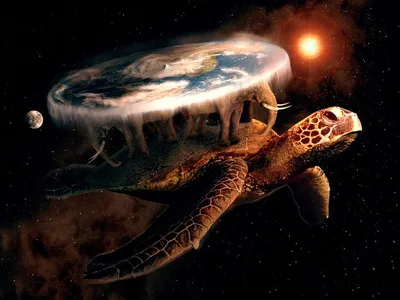 Земля на черепахе - красивые фото