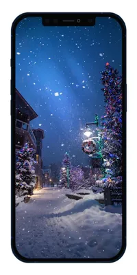 10 зимних обоев для iPhone. Снег уже везде
