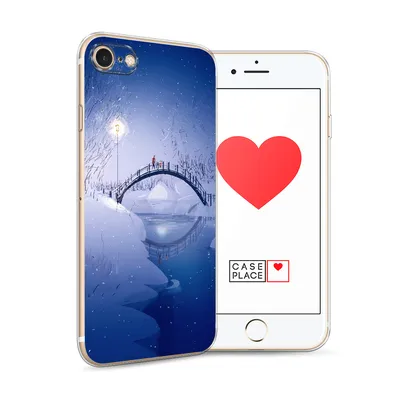 Силиконовый чехол Mcover для Apple iPhone 6S \"Зимние забавы\" – купить в  Москве, цены в интернет-магазинах на Мегамаркет