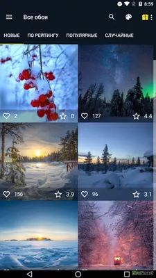 Скачать Зимние Живые Обои 1.1.11 для Android