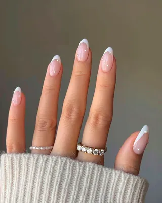 Зимние накладные ногти Длинные овальные кончики ногтей Съемные накладные  ногти для DIY – лучшие товары в онлайн-магазине Джум Гик
